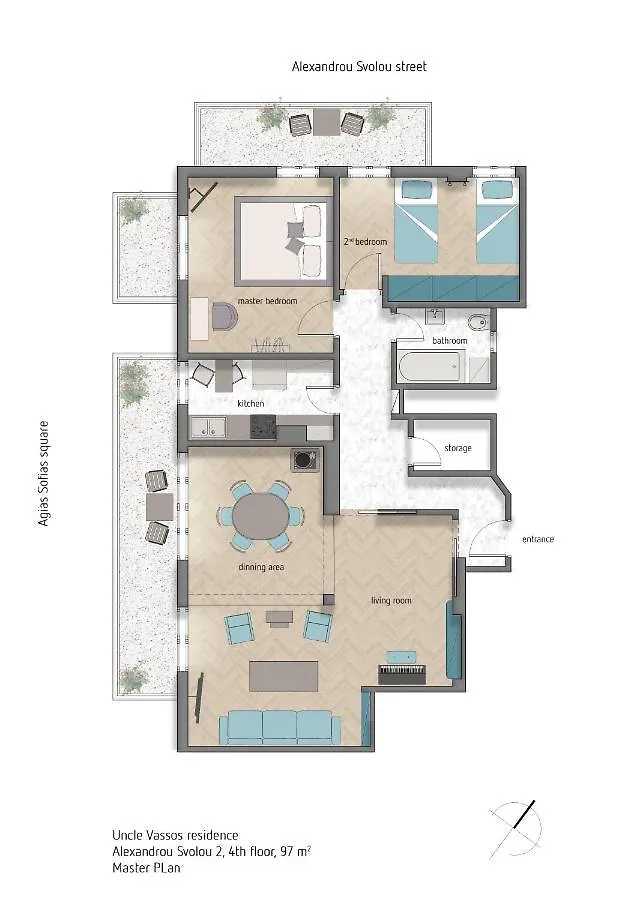 Apartamento Deluxe Residence Uncle Vassos Tessalónica
